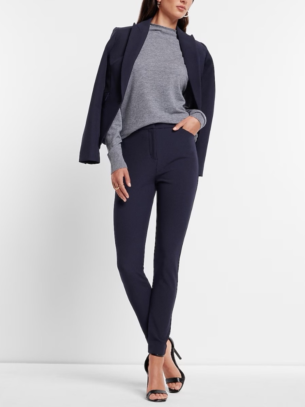 Express Women's Navy Suit